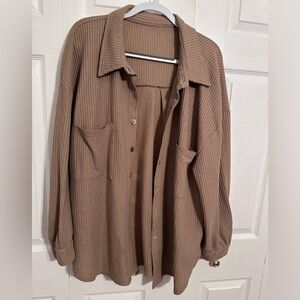 Shoulder pocket patched coat jacket NEW condition